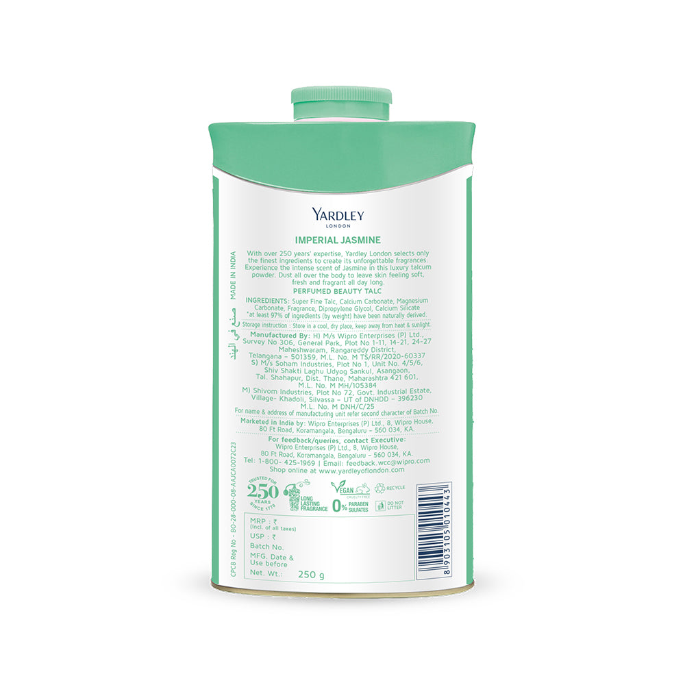 Imperial Jasmine Perfumed Talc 250g