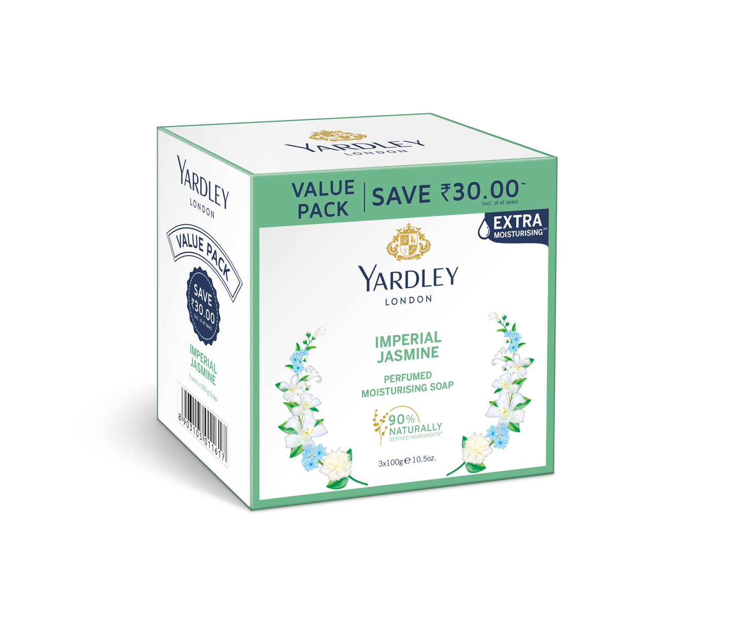 YARDLEY IMPERIAL JASMINE LUXURY SOAP VALUE PACK YARDLEY IMPERIAL JASMINE LUXURY SOAP VALUE PACK