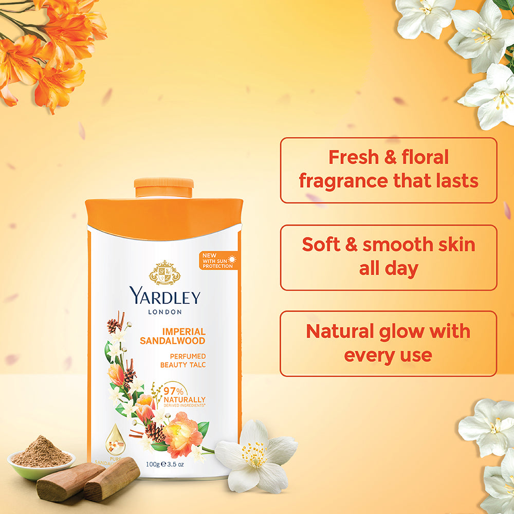 Imperial Sandalwood Perfumed Talc 250g