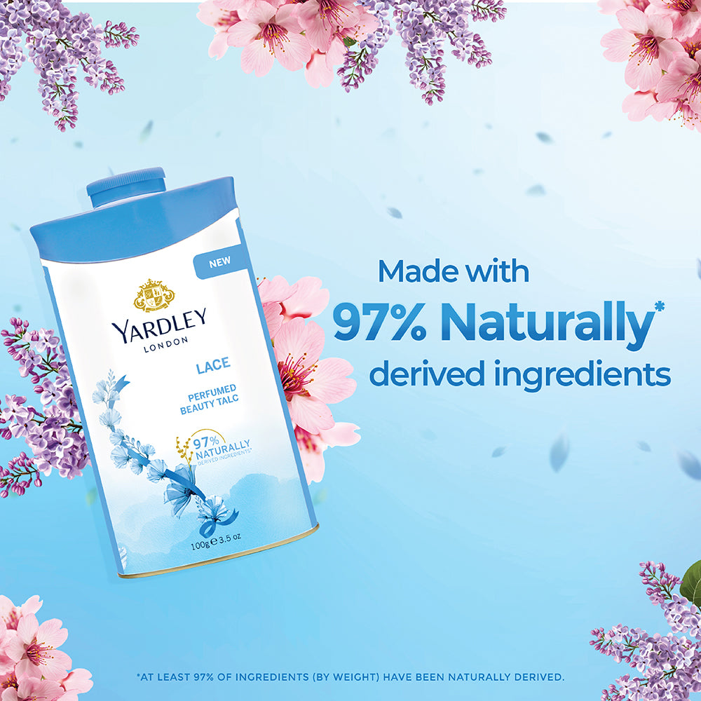 Lace Perfumed Talc 100g