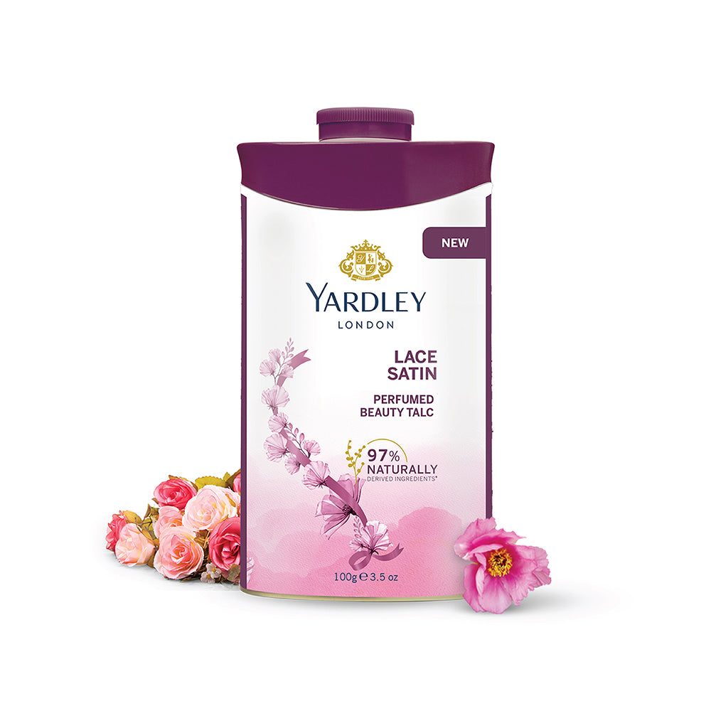 Lace Satin Perfumed Talc 100g