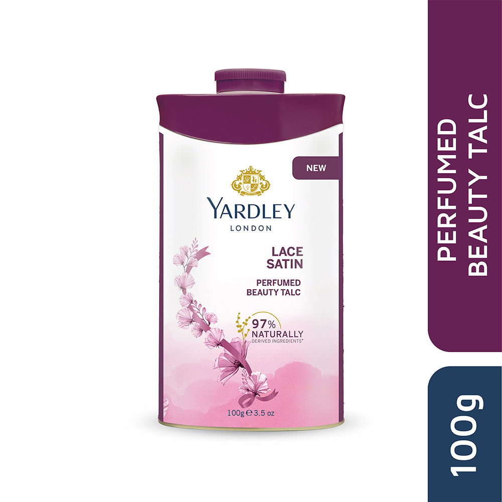 Lace Satin Perfumed Talc 100g
