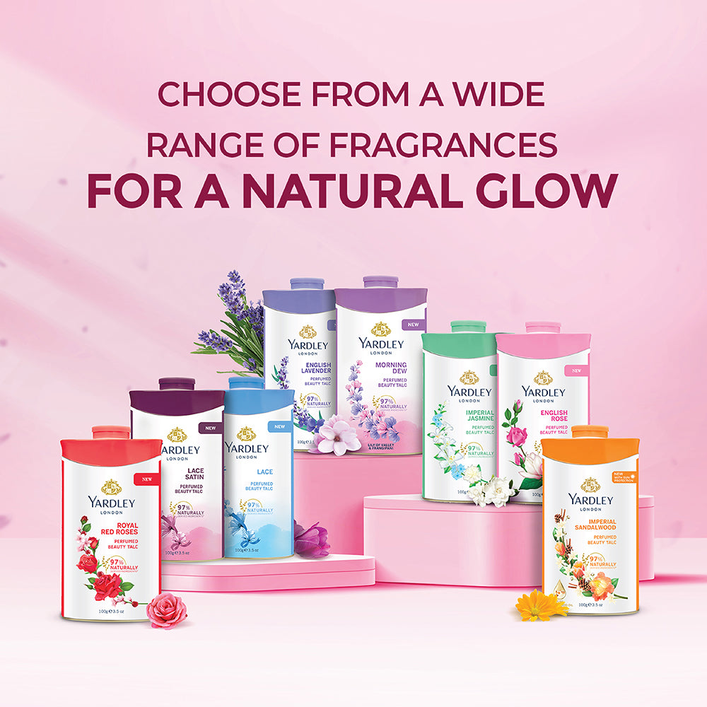 Lace Satin Perfumed Talc 100g