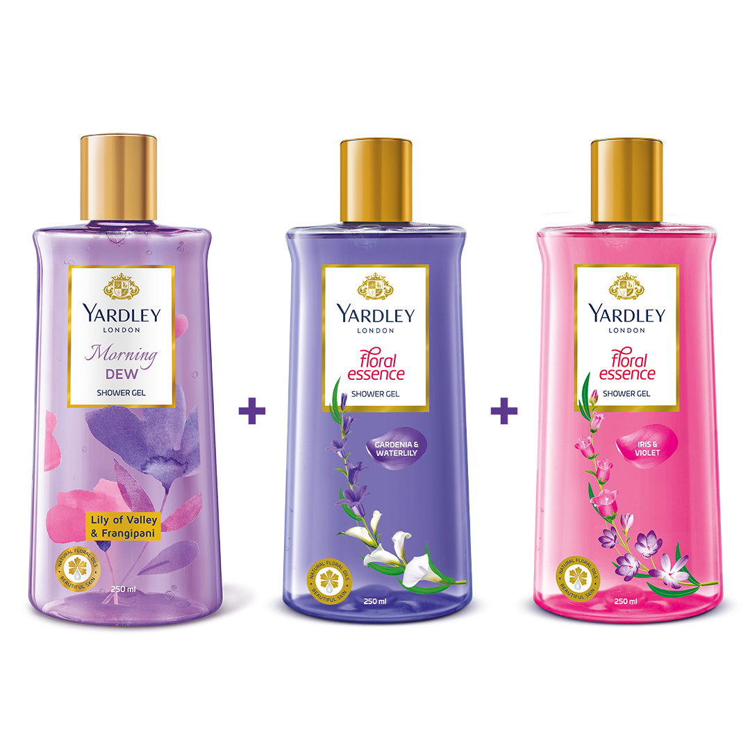 Shower gel pack of 3 - 3pcs x 250ml