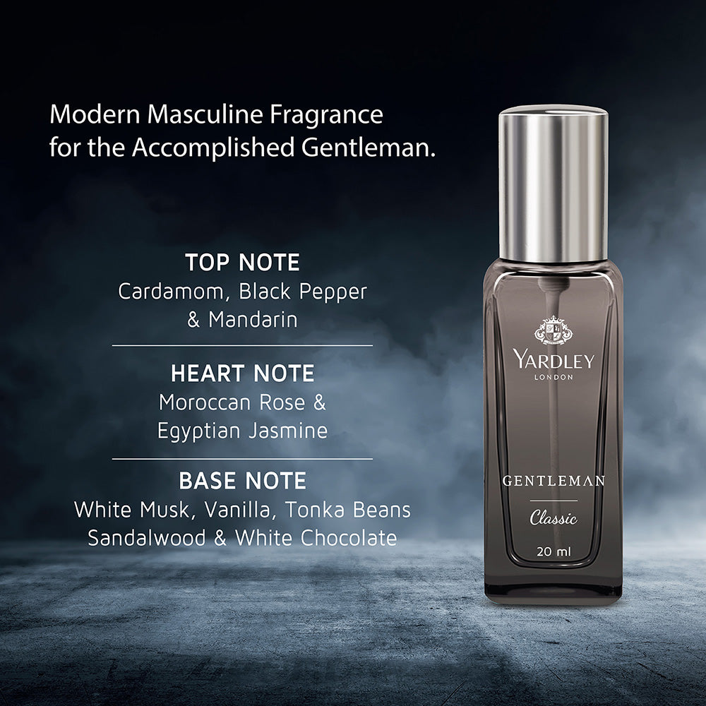 Gentleman Luxury Perfume Gift Set 20ml x 4 pcs