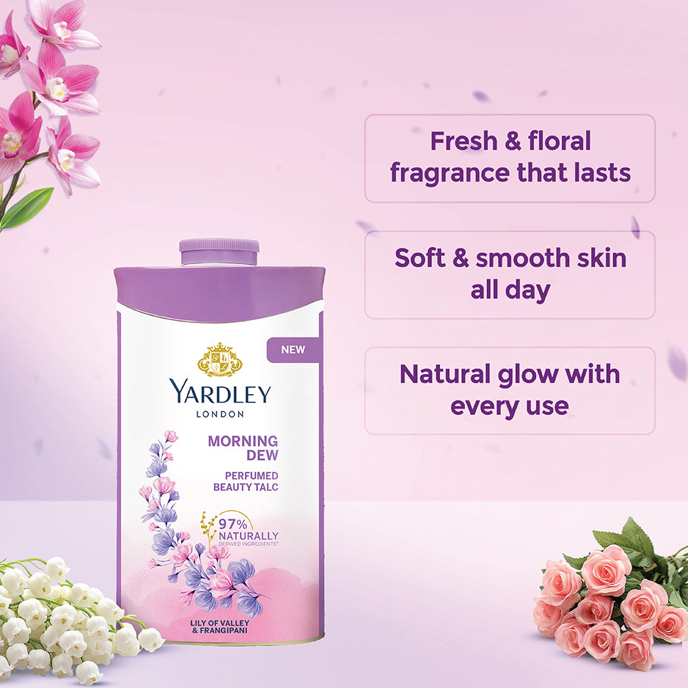 Morning Dew Perfumed Talc 250g