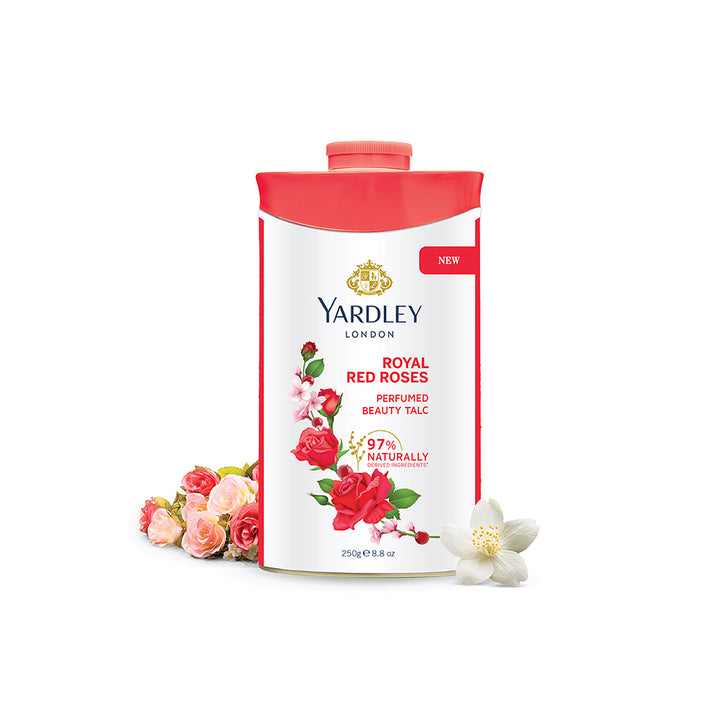 Royal Red Roses Perfumed Talc 250g