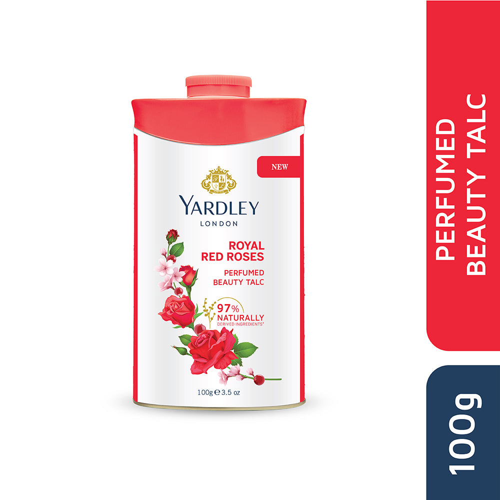 Royal Red Roses Perfumed Talc 100g