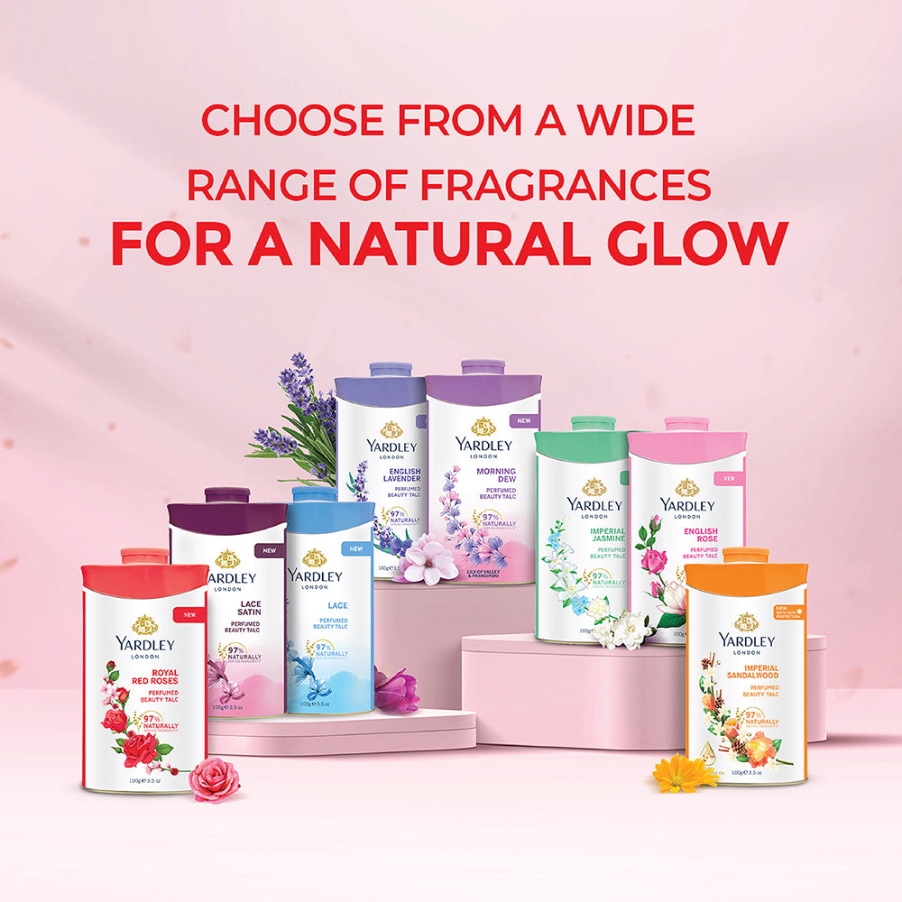 Royal Red Roses Perfumed Talc 250g