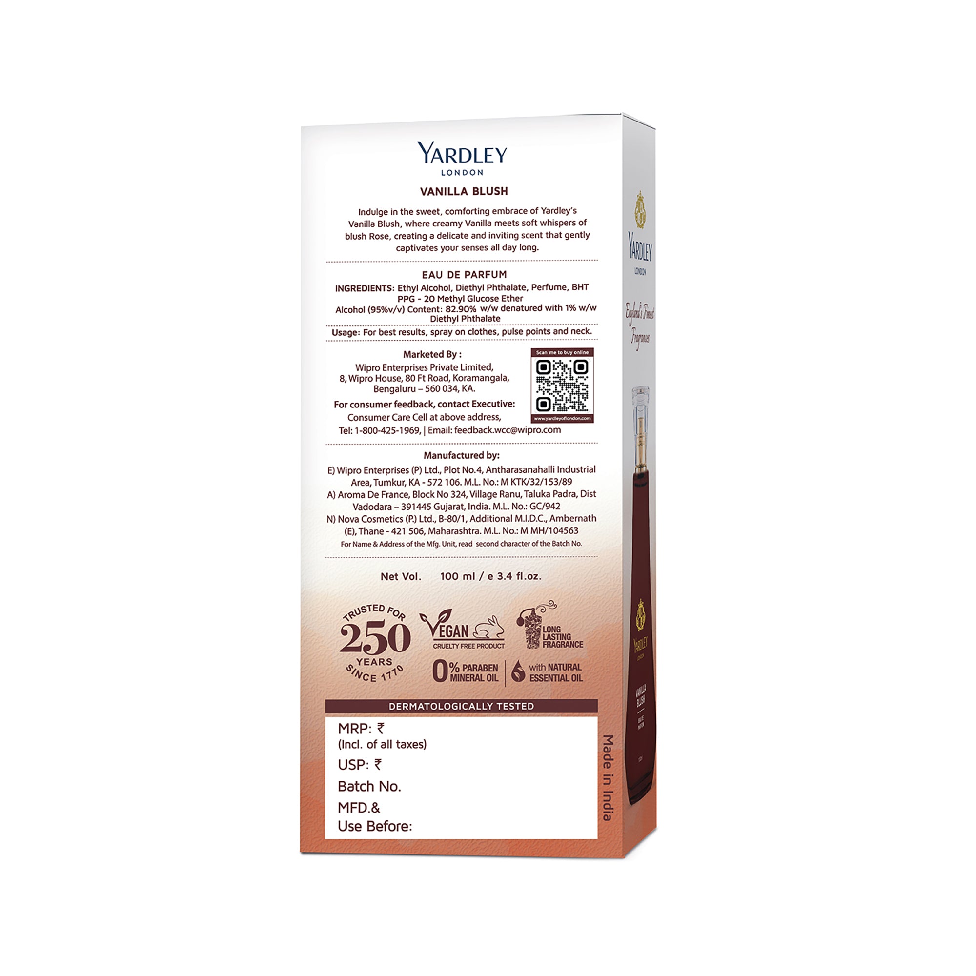 Vanilla Blush Eau De Parfum 100ml