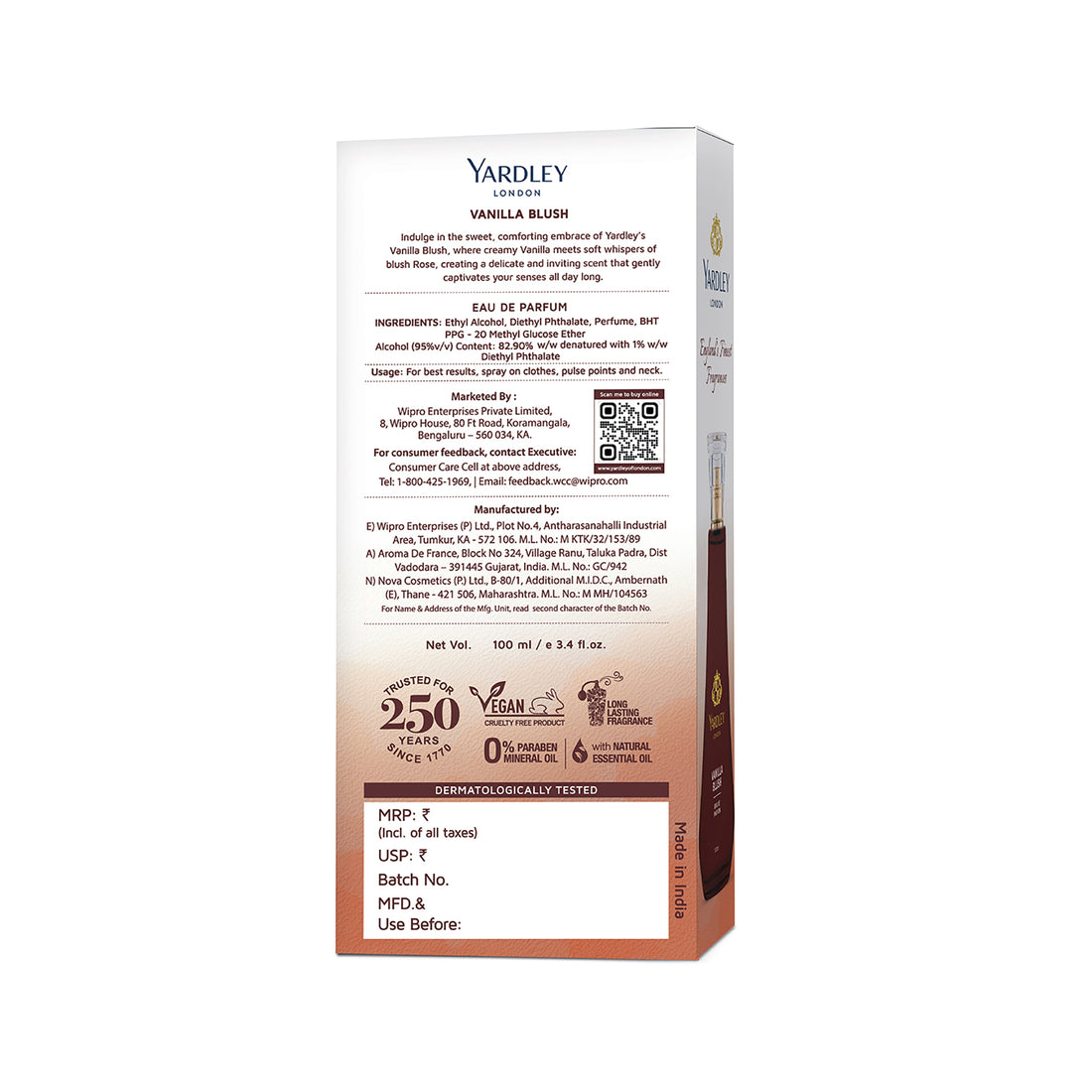 Vanilla Blush Eau De Parfum 100ml