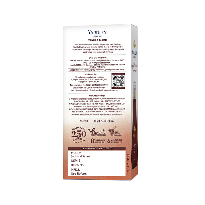 Vanilla Blush Eau De Parfum 100ml