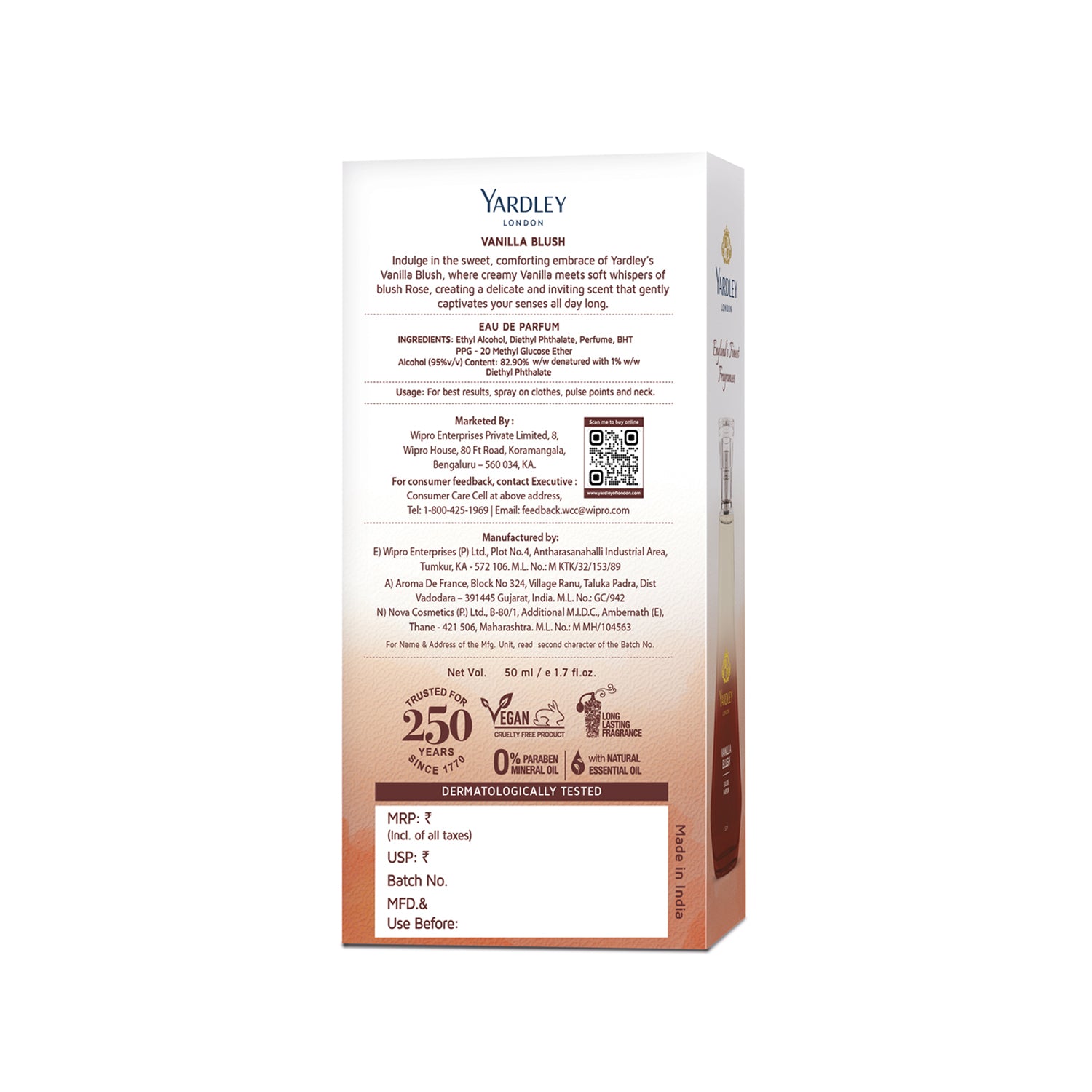 Vanilla Blush Eau De Parfum 50ml