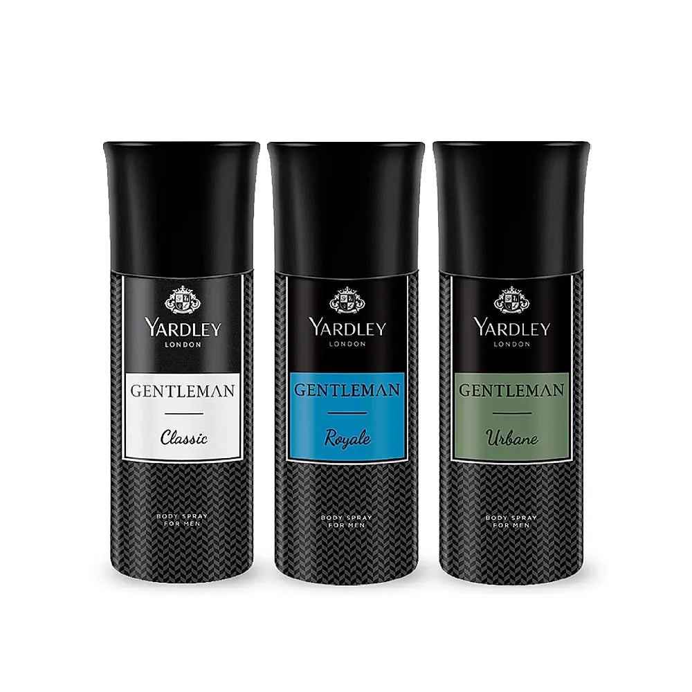 Gentleman Urbane Deo 150ml & Gentleman Royale Deo 150ml & Gentleman Classic Deo 150ml