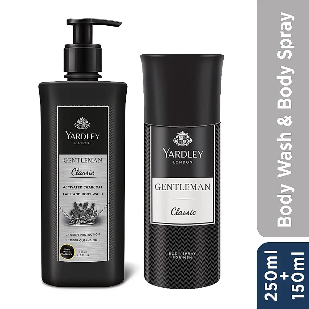 Gentleman Classic Body Wash 250ml & Classic Deo 150ml
