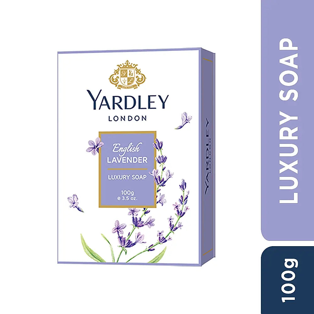 English Lavender talc 100g, English lavender Deo 150ml & English Lavender Soap 100g