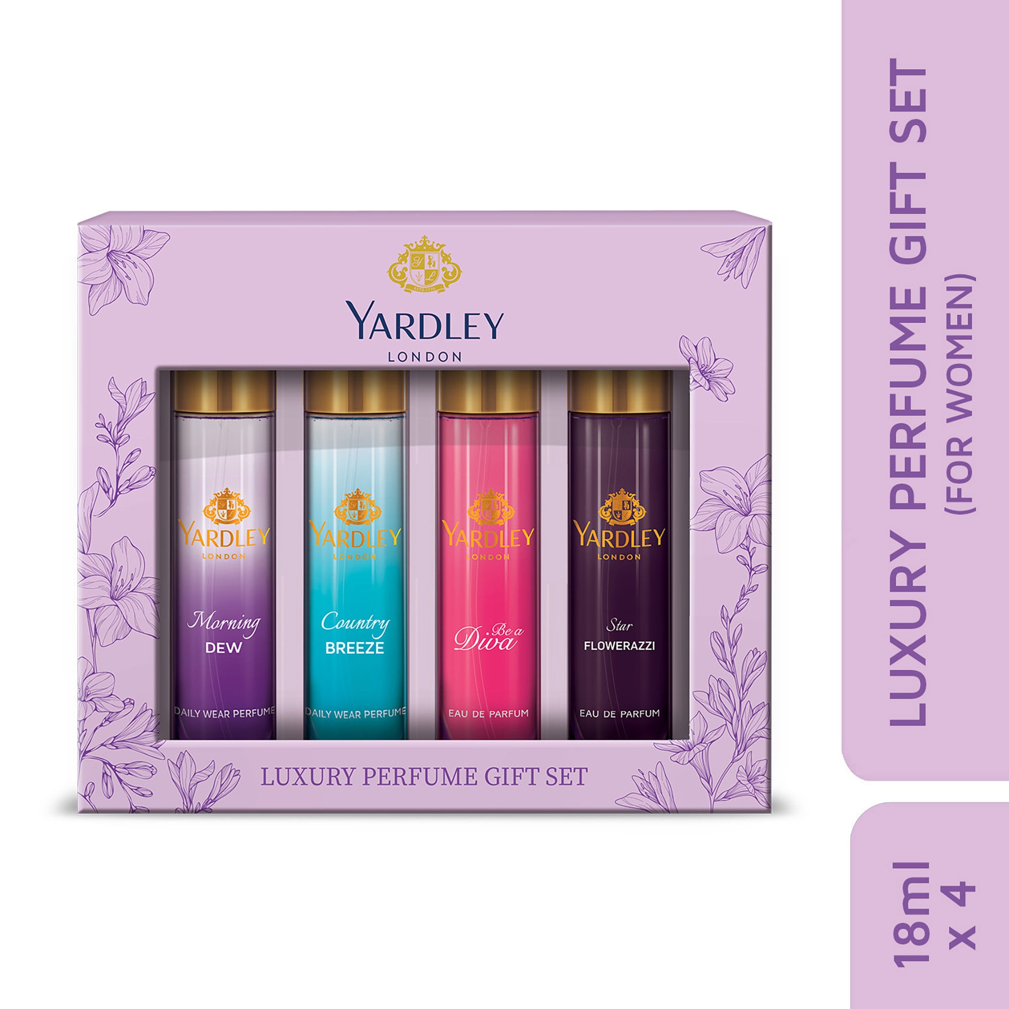 Luxury Perfume Gift Set 18ml x 4 pcs