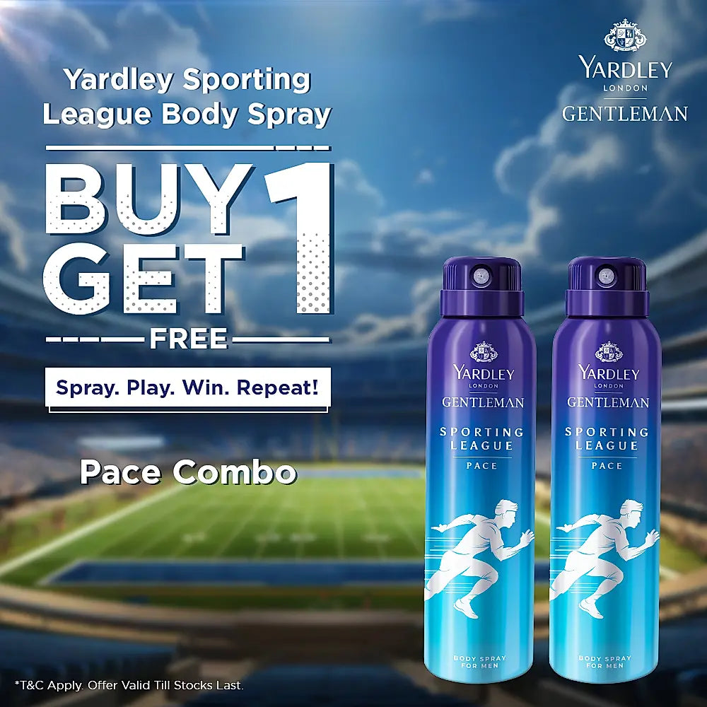 Gentlemen Pace Combo (150ml * 2) Sporting League Body Spray