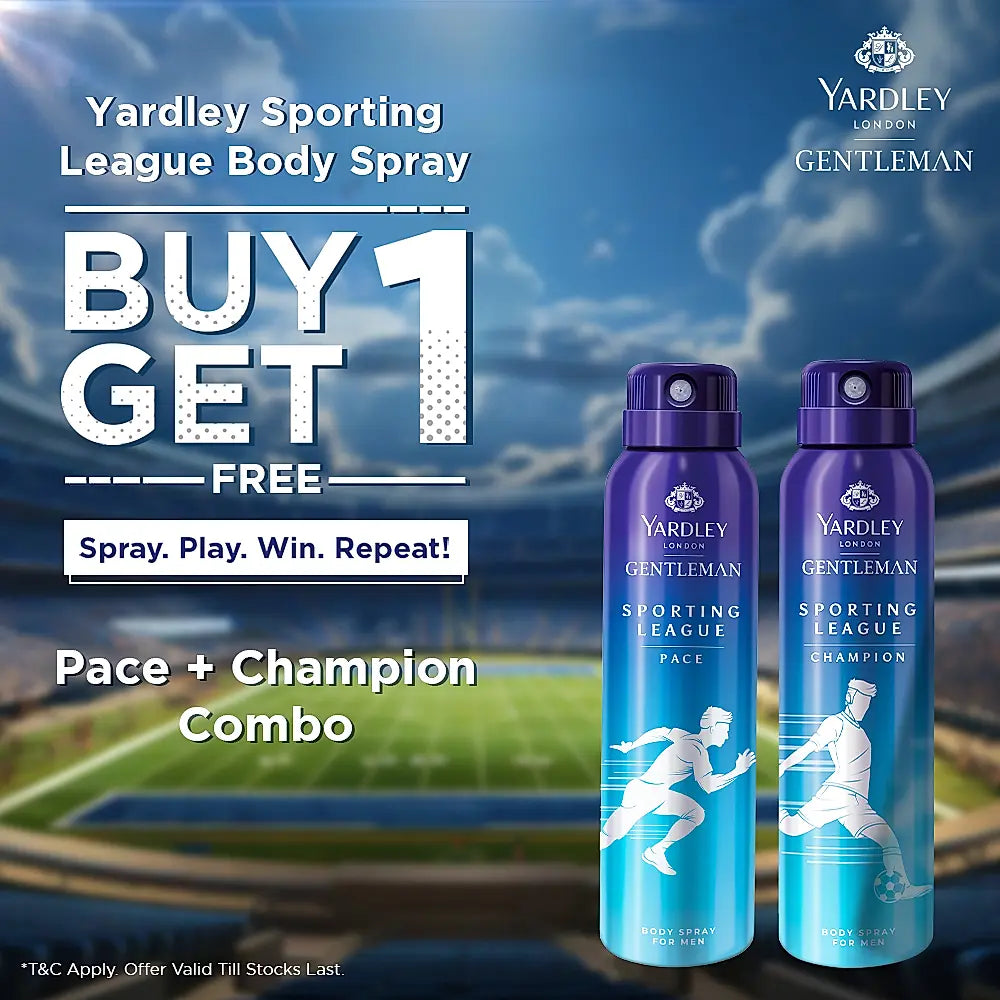 Gentlemen Pace & Champion Combo (150ml * 2) Sporting League Body Spray