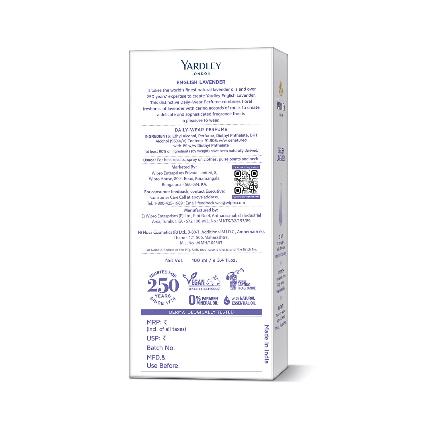 English Lavender Daily Wear Pefume 100ml